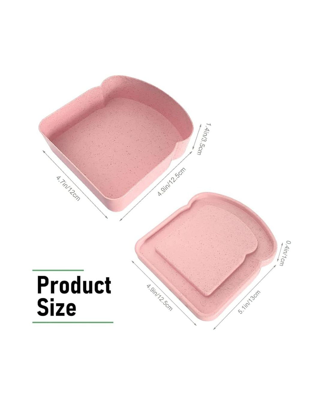 Toast Shape Sandwich Box