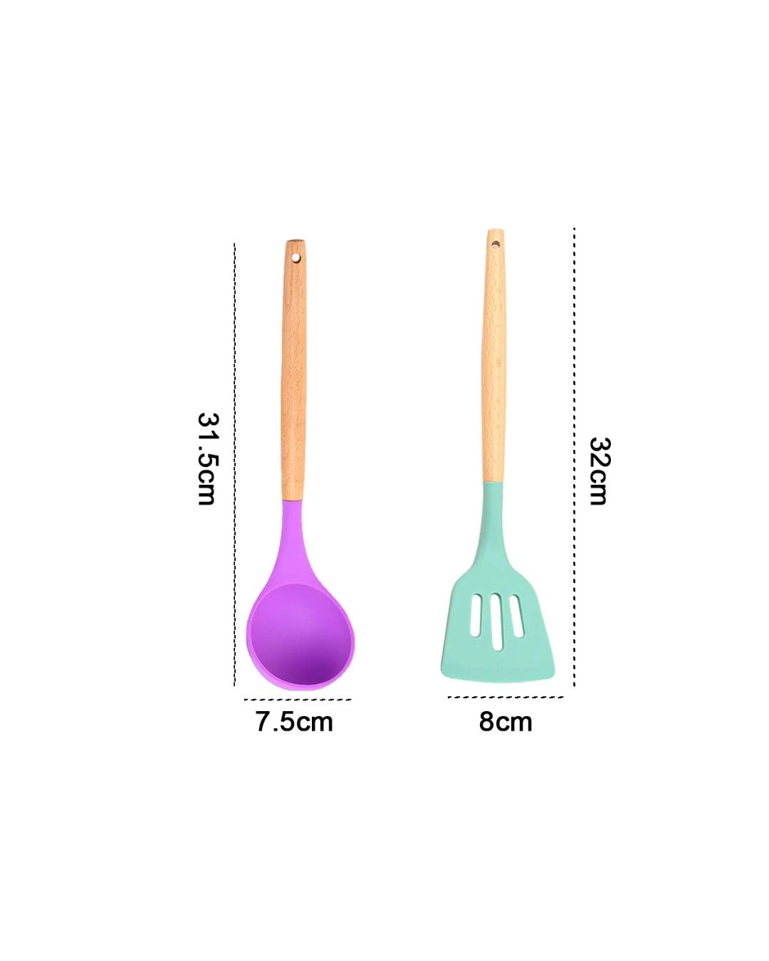 Silicone Cooking Utensils Set