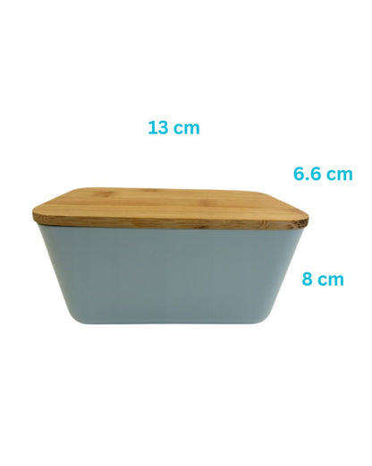Butter Dish with Bamboo Lid