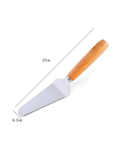 Stainless Steel Triangular Spatula Wood Handle
