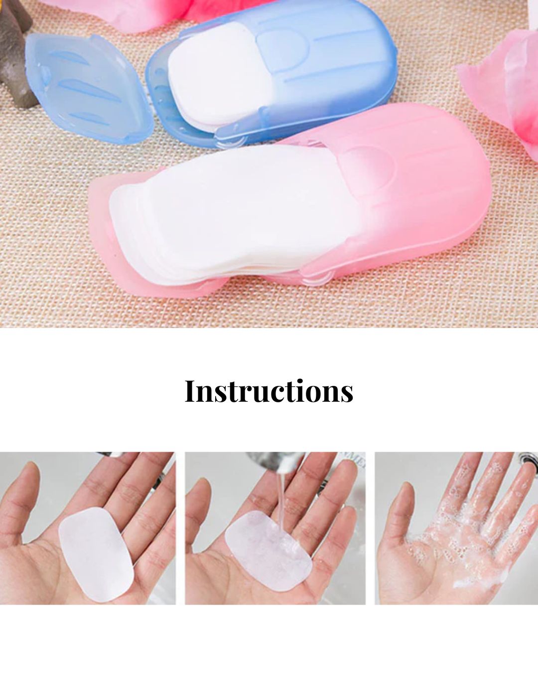 Portable Soap Sheets