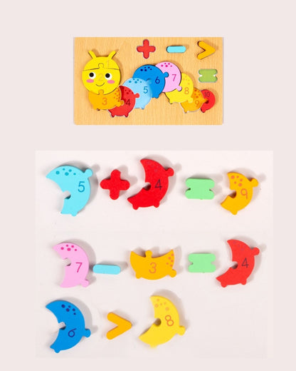 3D Wooden Montessori Puzzle Educational Toys