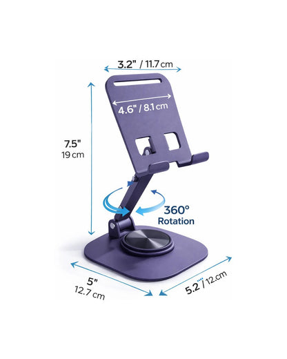 Rotating Alloy Phone & Tablet Holder