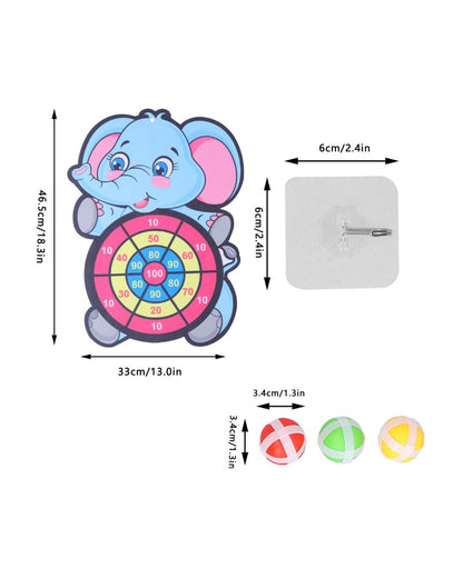 Sticky Ball Dart Board Target Sports Game