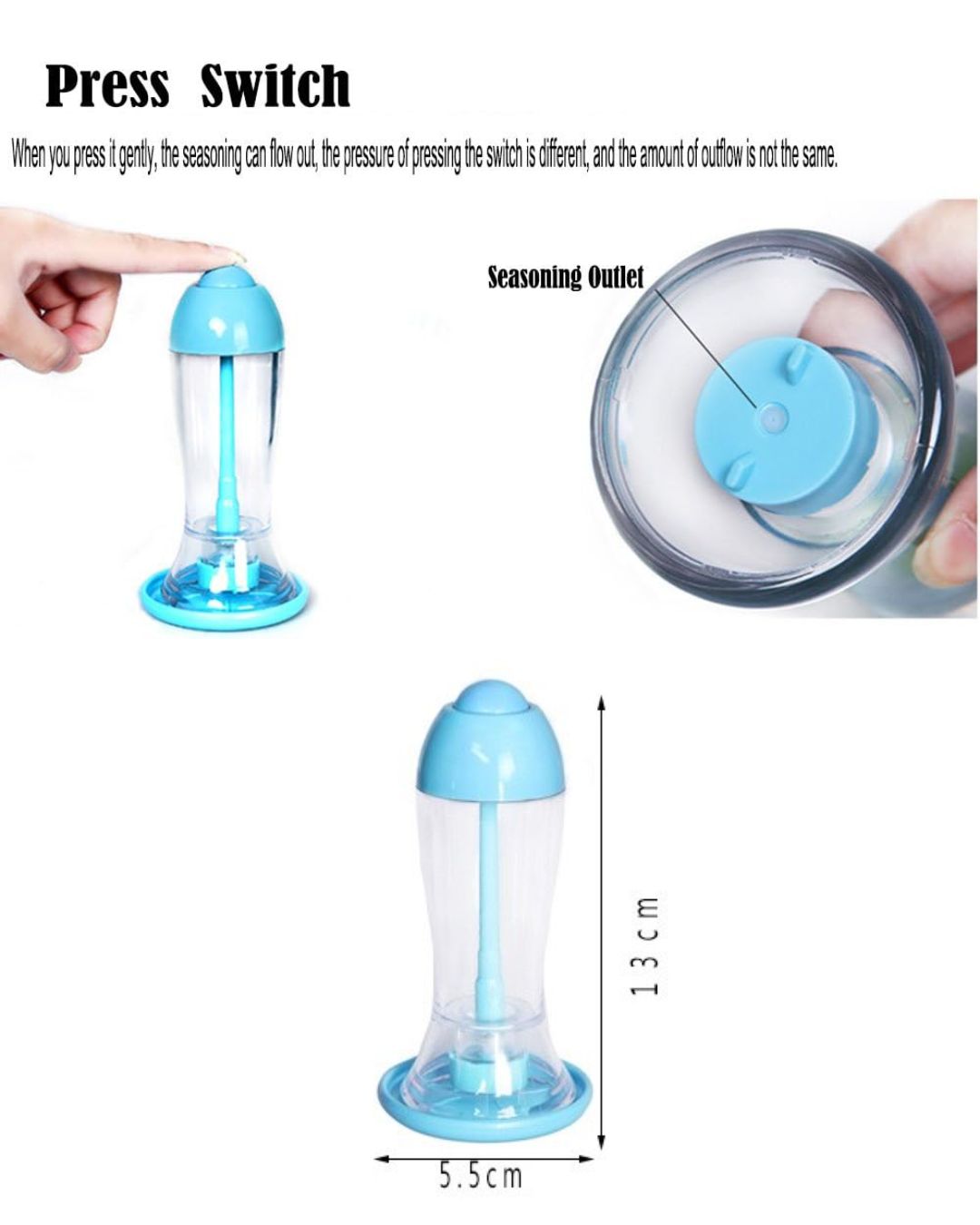 Press Type Seasoning Bottle Spray