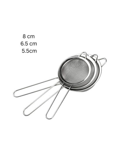 Stainless Steel Strainer Set of 3