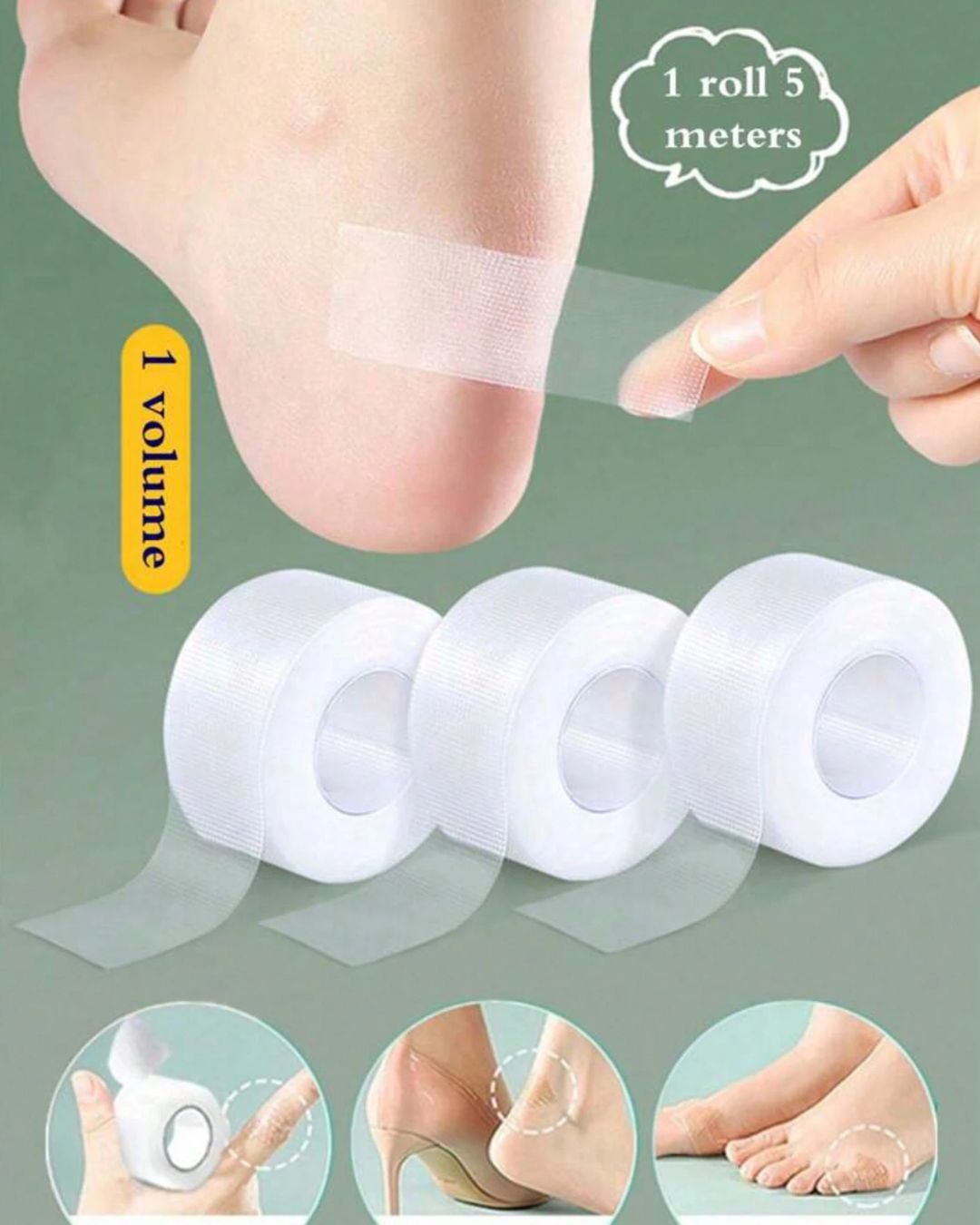 Heel Protector Transparent Adhesive Tape