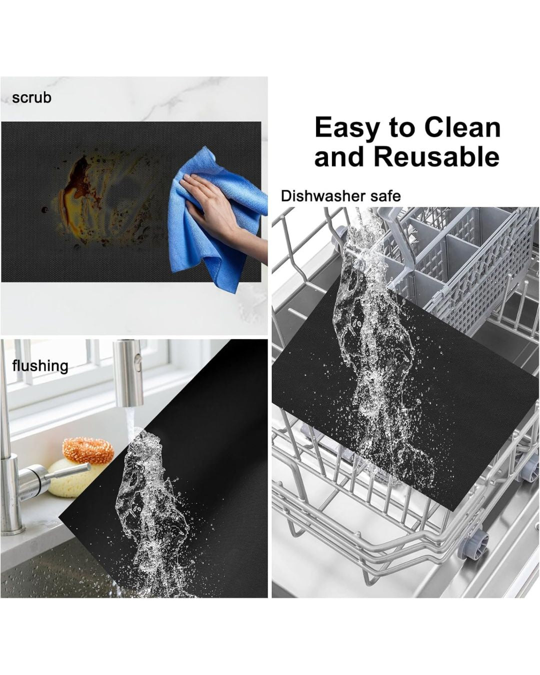 Non-Stick Reusable Bottom Sheet Liner for Oven