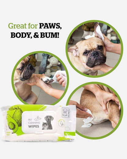 Pet Cleaning & Grooming Wipes