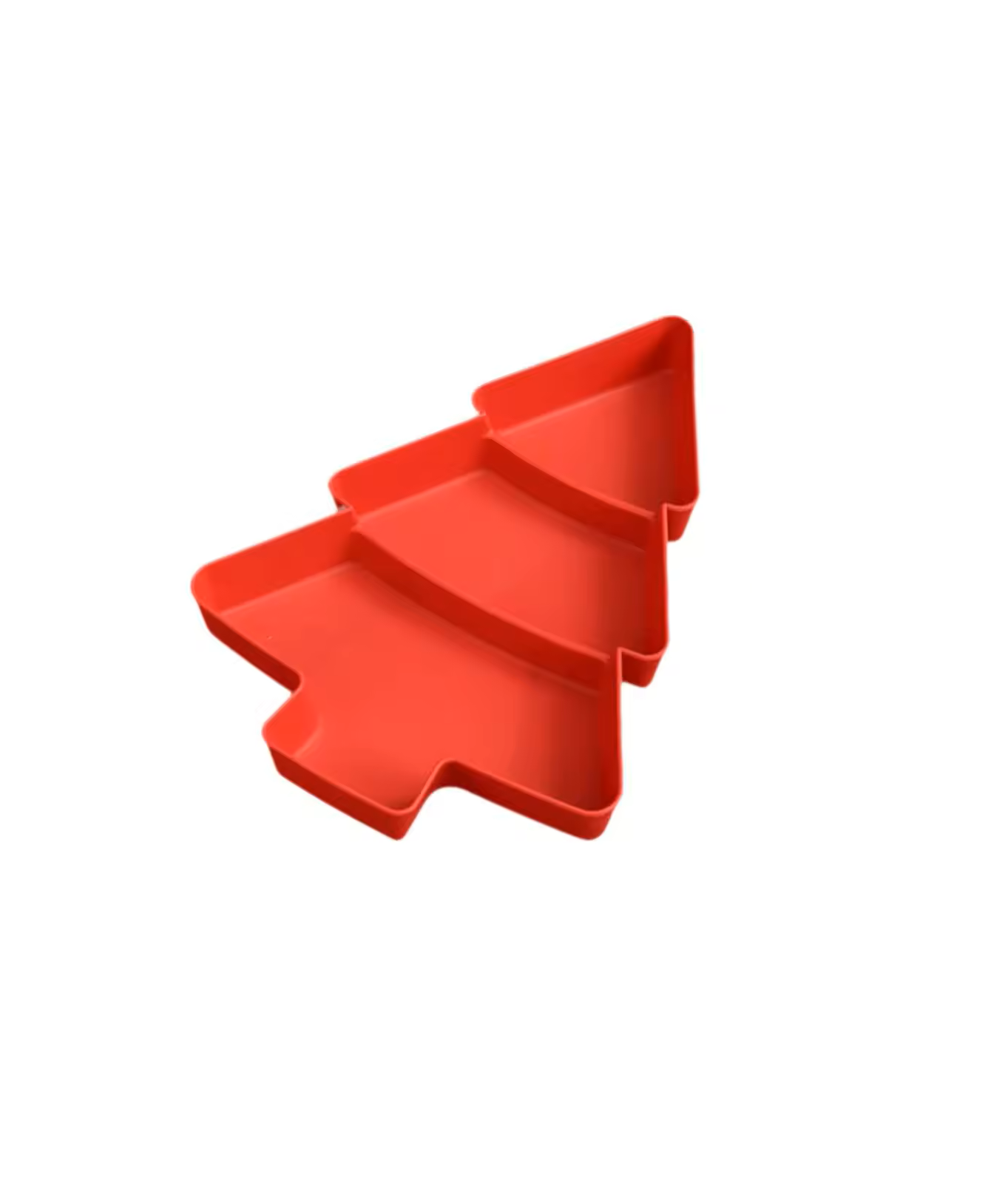 Christmas Tree Shaped Snack Tray