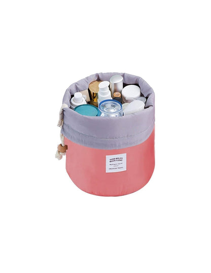Makeup & Toiletries Barrel Bag
